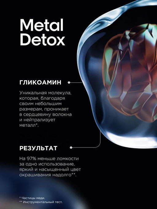 Шампунь для восстановления окрашенных волос Metal Detox, 500 мл, Loreal - Loreal professionnel фото 6