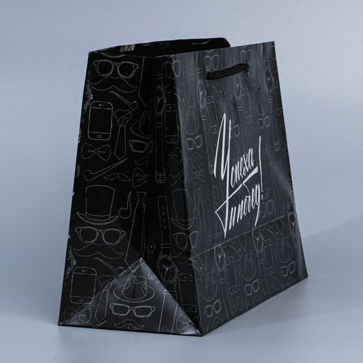 Цена за 2 шт. Пакет подарочный ламинированный, упаковка, 23 февраля, MS 23?18?8 см