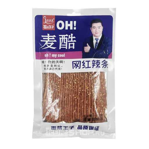 Острые снеки Мучные полоски Maiku Yujinlong, Китай, 172 г Акция