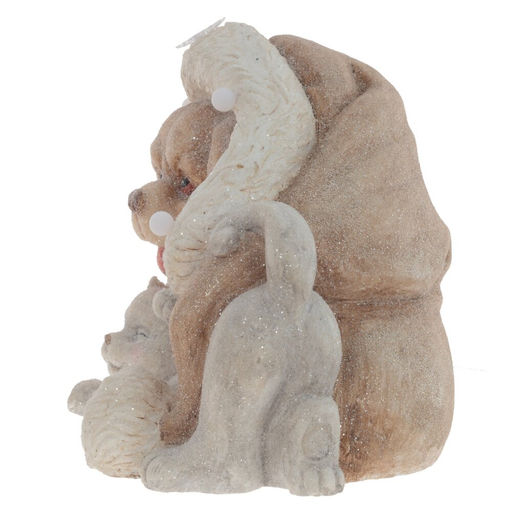 Фигурка декоративная с подсветкой "Щенок и котёнок"(3хААА,н/п), L37 W28 H33,5 см