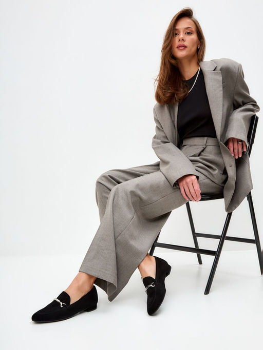 31322101004, Лоферы женские, ARGO Натуральная замша  фото 4