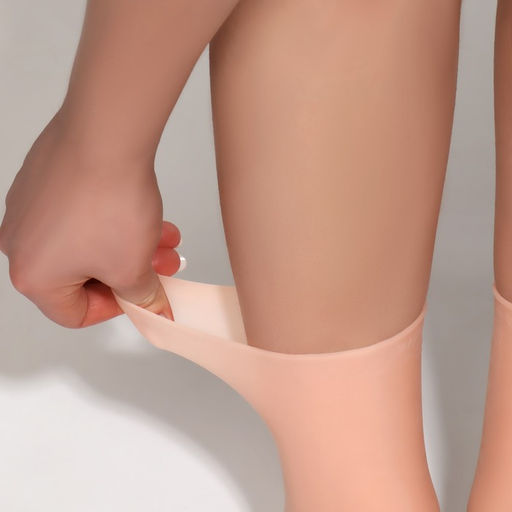 Носочки для педикюра, высокие, силиконовые, универсальный размер, 21×19 см, бежевые