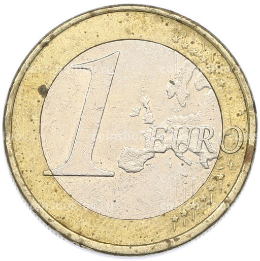 Монета 1 евро 2007 года Испания