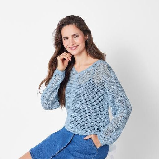 Женский ажурный пуловер Esmara фото 5