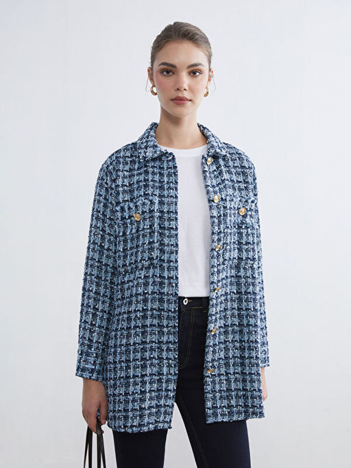 Ekose Kad?n G?mlek Tunik