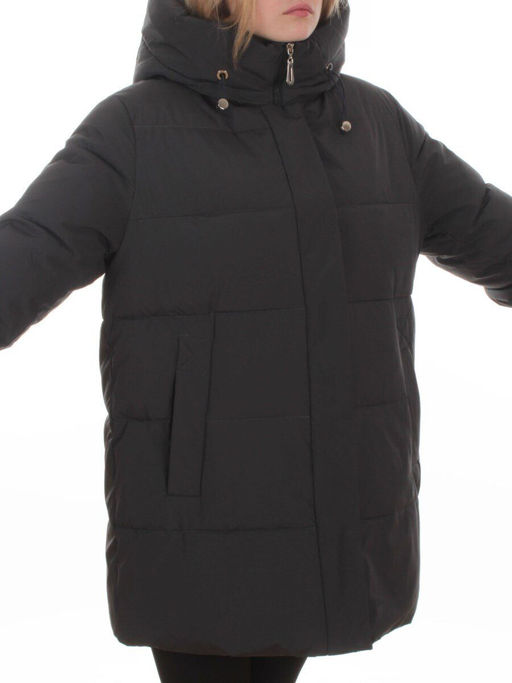 2405 DK. GRAY Куртка зимняя женская (200 гр. холлофайбер)