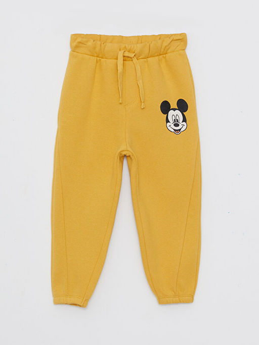 Beli Lastikli Mickey Mouse Bask?l? Erkek Bebek E?ofman Alt