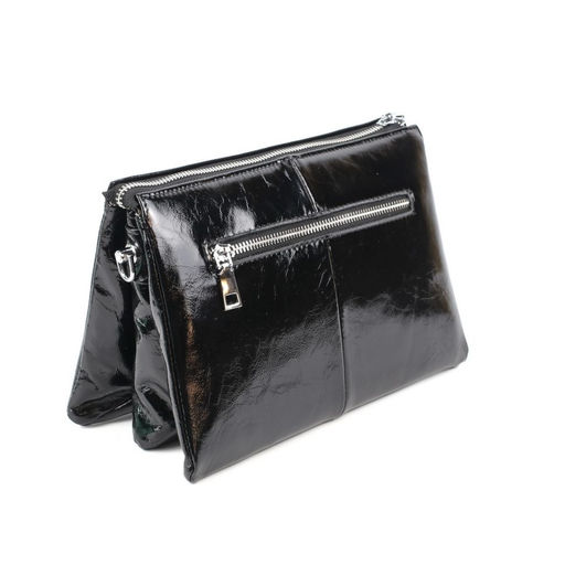 Женская кожаная сумка через плечо с тремя отделениями 0102-1 - Cidirro фото 4