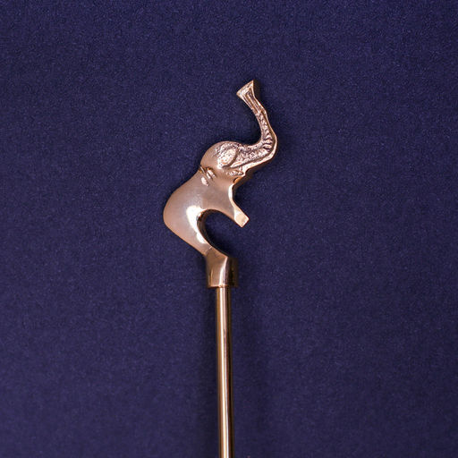 Цена за 5 шт. Ложка для обуви «Слоник», 53×5×1.2 см, латунь