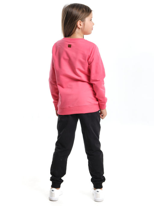 Комплект для девочки с брюками UD 2111 коралловый - Mini maxi фото 2