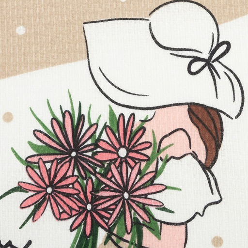 Набор кухонных полотенец Доляна Happiness, 35х60 см -4 шт, 100% хлопок, вафля 160 г/м2  фото 7