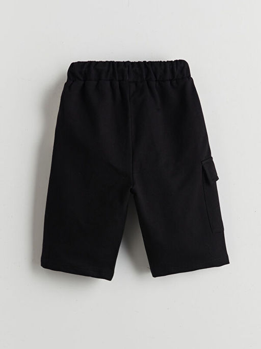 Beli Lastikli Be?ikta? Bask?l? Erkek ?ocuk ?ort