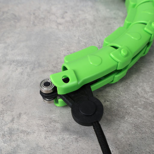 Обруч статический Woohooo Saturn с утяжелителем / 24 секции 115см / зеленый / уп24 - Галеонтрейд фото 5