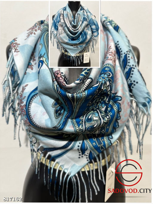 Платки тёплые зимние двухсторонние - Bruno фото 6