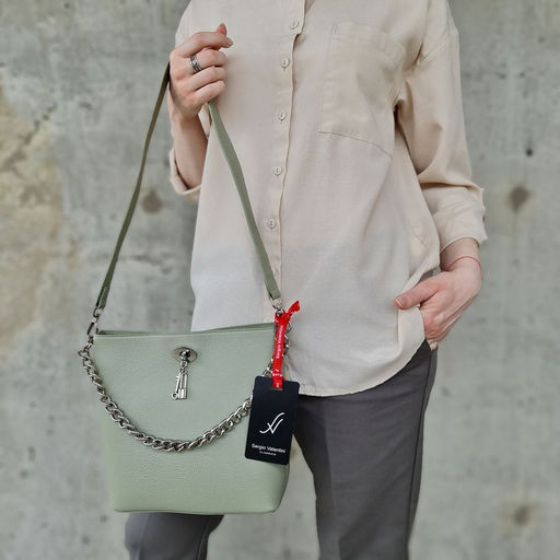 Женская кожаная сумка Sergio Valentini SV-0082-18  фото 2