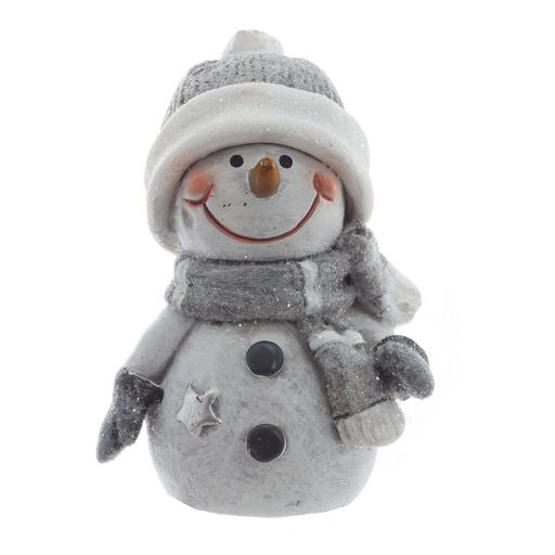 Фигурка декоративная "Снеговик", L4 W4 H5,5 см, 2в.
