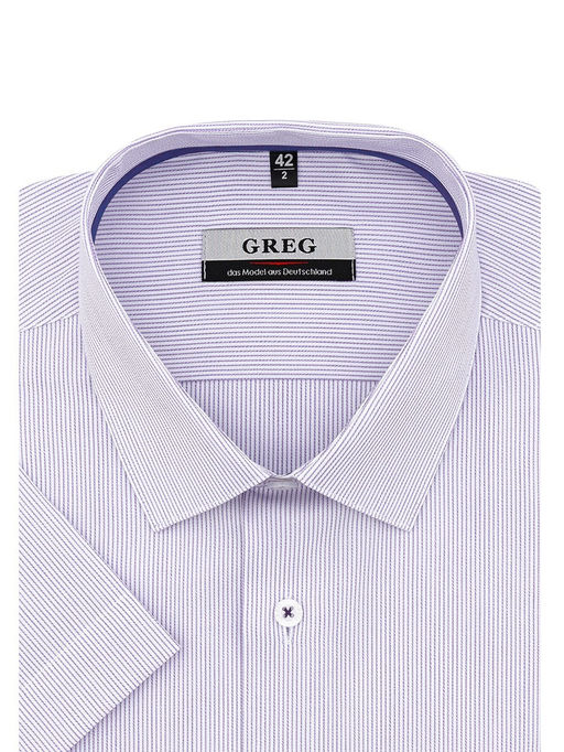 Сорочка мужская короткий рукав GREG 171/207/012/Z/1p