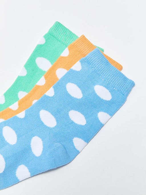 Puantiyeli K?z ?ocuk Soket ?orap 3l? - Waikiki фото 3