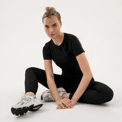 Футболка женская Resport, бифлекс, размер 50 (XL), чёрная