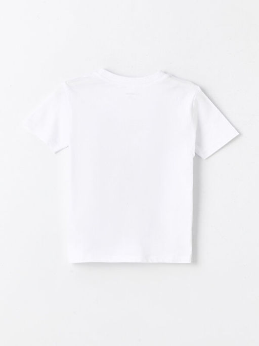 Bisiklet Yaka Atat?rk Bask?l? Erkek Bebek Ti??rt - Waikiki фото 2