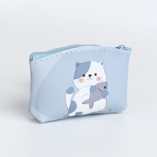 Цена за 2 шт. Кошелёк детский «Котик» Выбражулька, маленький, монетница, МИКС