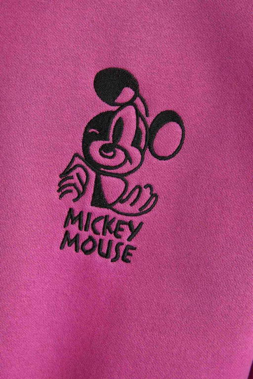 Толстовка свободного кроя с круглым вырезом Disney Mickey & Minnie - Defacto фото 5