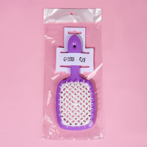 Цена за 2 шт. Расчёска массажная, широкая, продуваемая, 8.3×20(±1) см, МИКС