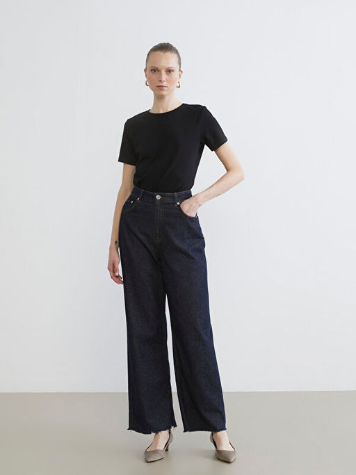 Bisiklet Yaka Kad?n Ti??rt