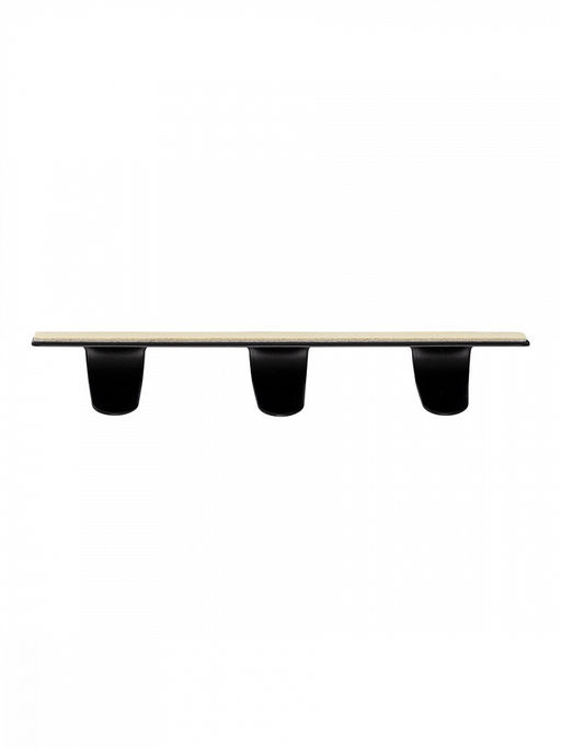 Крючок на липучке 2,5x12x2 черный нержавеющая сталь - Denastia фото 4