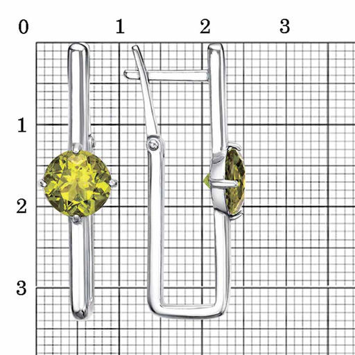 СЕРЬГИ 34814658Пл8 - Красная пресня фото 8