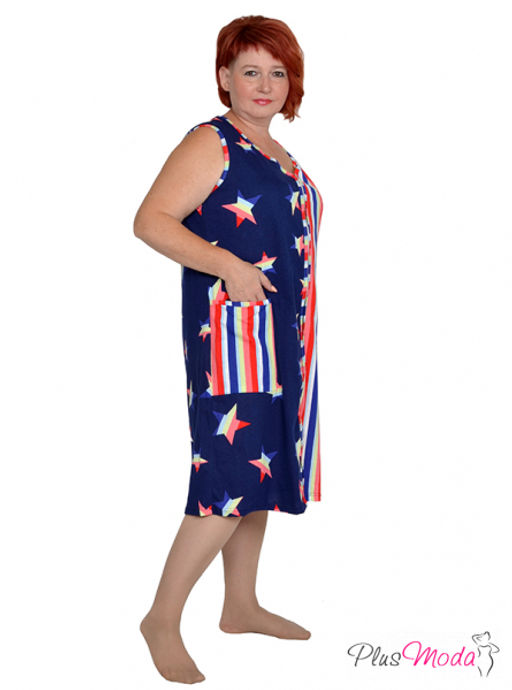 Халат Модель №1285 размеры 44-84 - Plusmoda фото 11