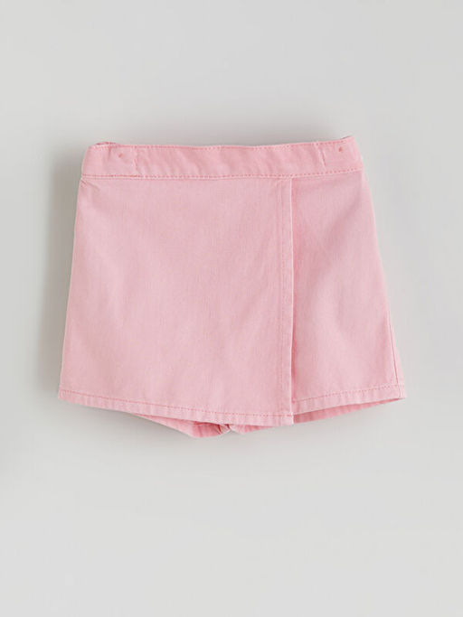 Basic K?z ?ocuk Denim G?r?n?ml? ?ort Etek