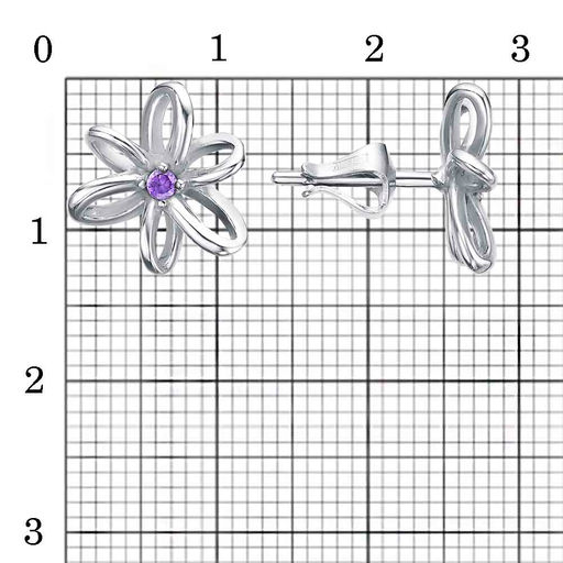 СЕРЬГИ 33814302Пл6 - Красная пресня фото 3