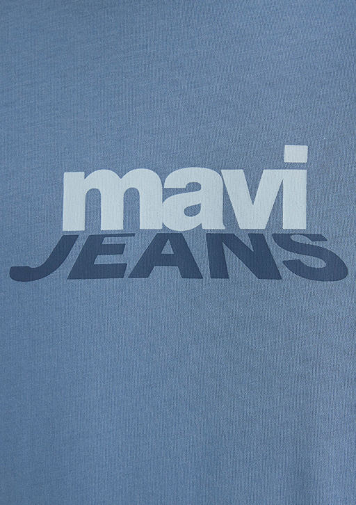 Mavi Logo Bask?l? Mavi Tisort  фото 6