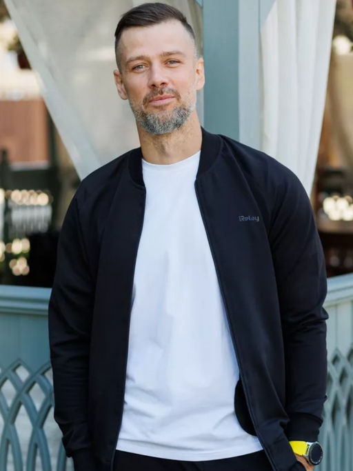 Спортивный костюм М-1852 Чёрный - Relay фото 5