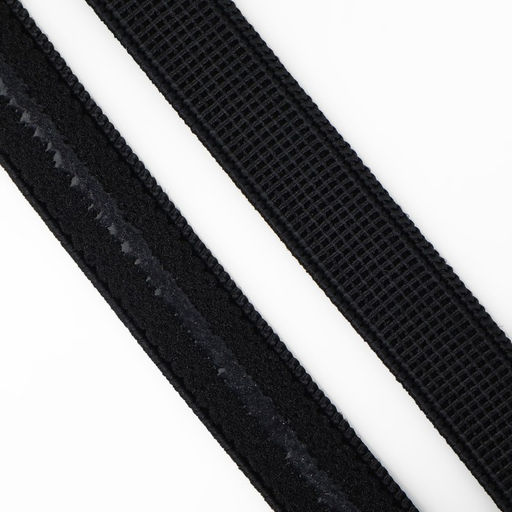 Резинка с силиконом, 10 мм, 10±1 м, чёрная