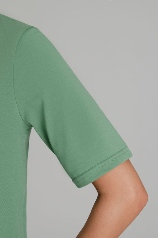 Арт. 31160 Футболка женская 44-52 (5 шт) Цвет:изумруд - Калинка фото 3