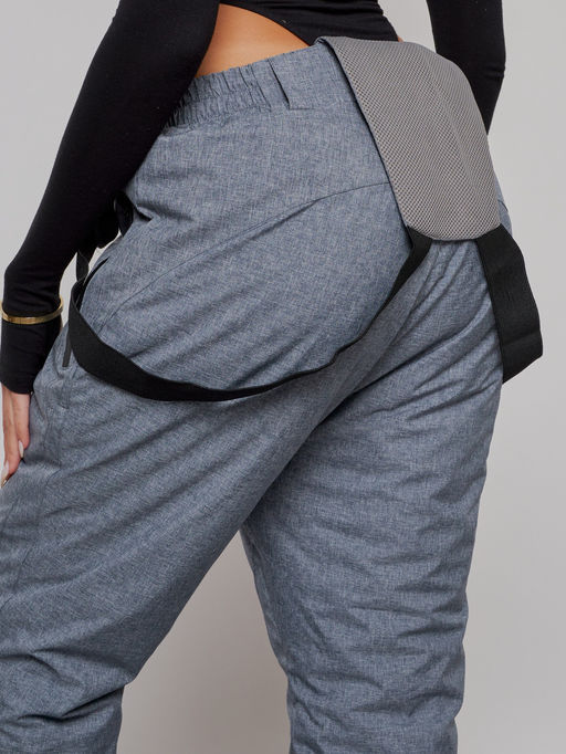 Полукомбинезон горнолыжный CHUNMAI 811Sr женский серый утеплитель 250 г/м² - Mtforce фото 14