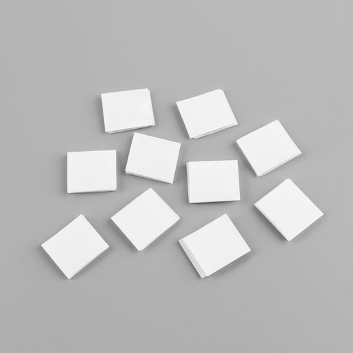 Цена за 5 шт. Набор липучек на клеевой основе, 2 × 2 см, 10 шт, цвет белый