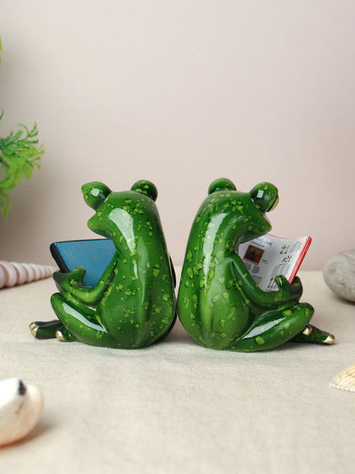 Цена за 2 шт. Фигурка Лягушка с книжкой и с паншетом 7 см / YX59003D /уп 2/48/ - Галеонтрейд фото 4