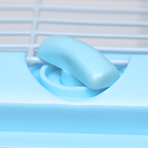 Клетка для грызунов с пластиковым укреплением 47 х 30 х 32 см, голубая - Пижон фото 8