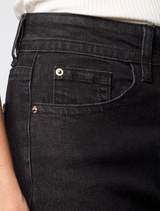 VILATTE / Джинсы-трубы из эластичного денима  фото 5