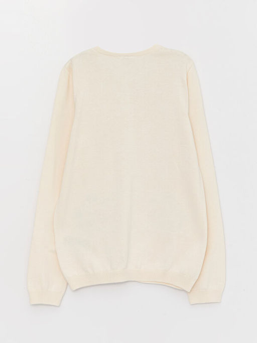 Bisiklet Yaka Nak??l? Uzun Kollu K?z ?ocuk Triko H?rka - Waikiki фото 2