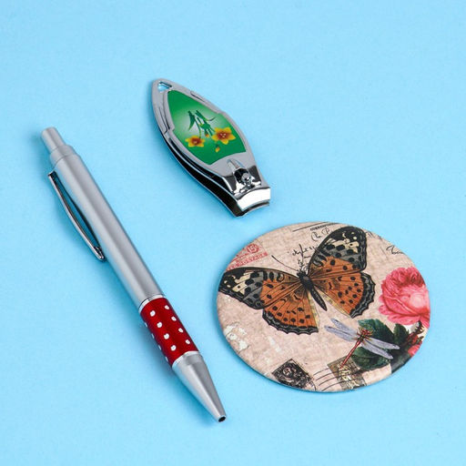 Набор подарочный 3в1 (ручка, зеркало, кусачки) - Simaland фото 5