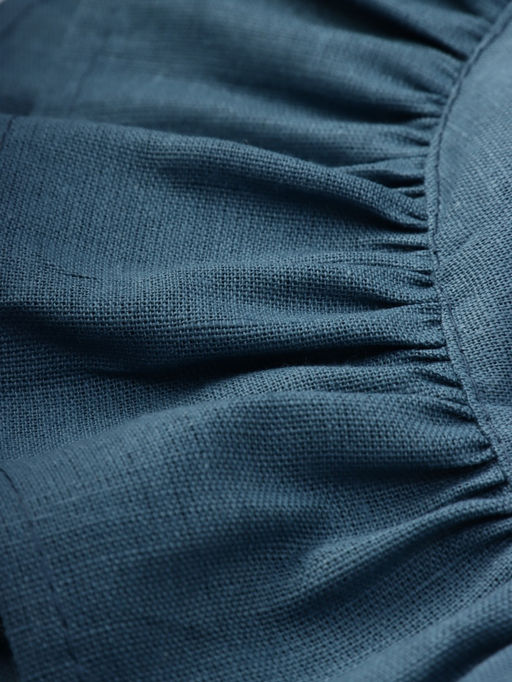 Набор салфеток «Этель», 36×36 см - 2 шт., тёмно-бирюзовый, лён 48%, хлопок 52%, 206 г/м²