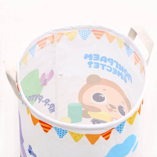 Корзина для хранения игрушек «Поиграем вместе», 45 х 35 см, белая