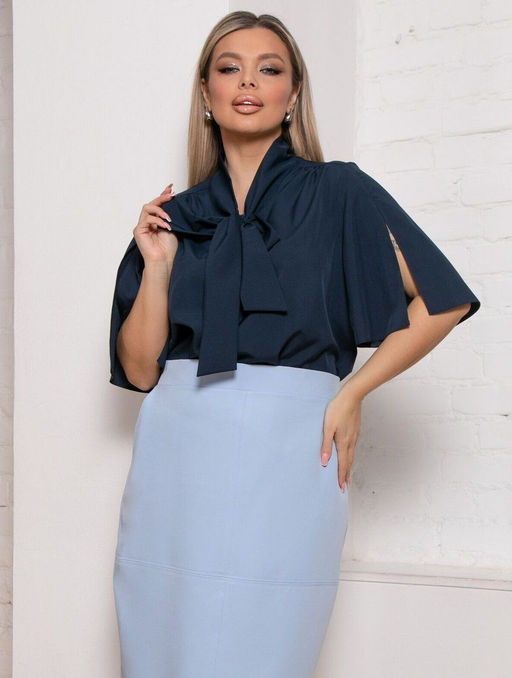 Блуза Р-357 из ниагары (вискоза 30%) - Ajour фото 25