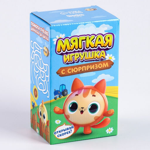 Мягкая игрушка с сюрпризом Дружная ферма, МИКС - Milo toys фото 7