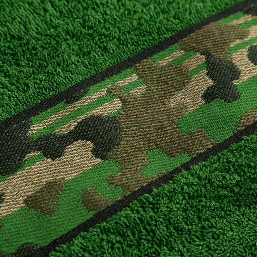 Полотенце махровое Love Life «Милитари» 70×130 см, цв. хаки, 100% хлопок, 360 г/м²