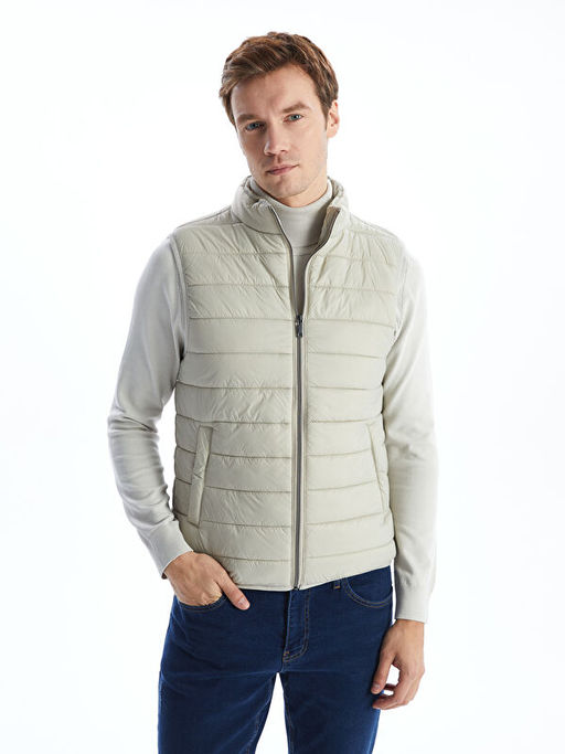 Standart Kal?p Dik Yaka Erkek ?i?me Yelek